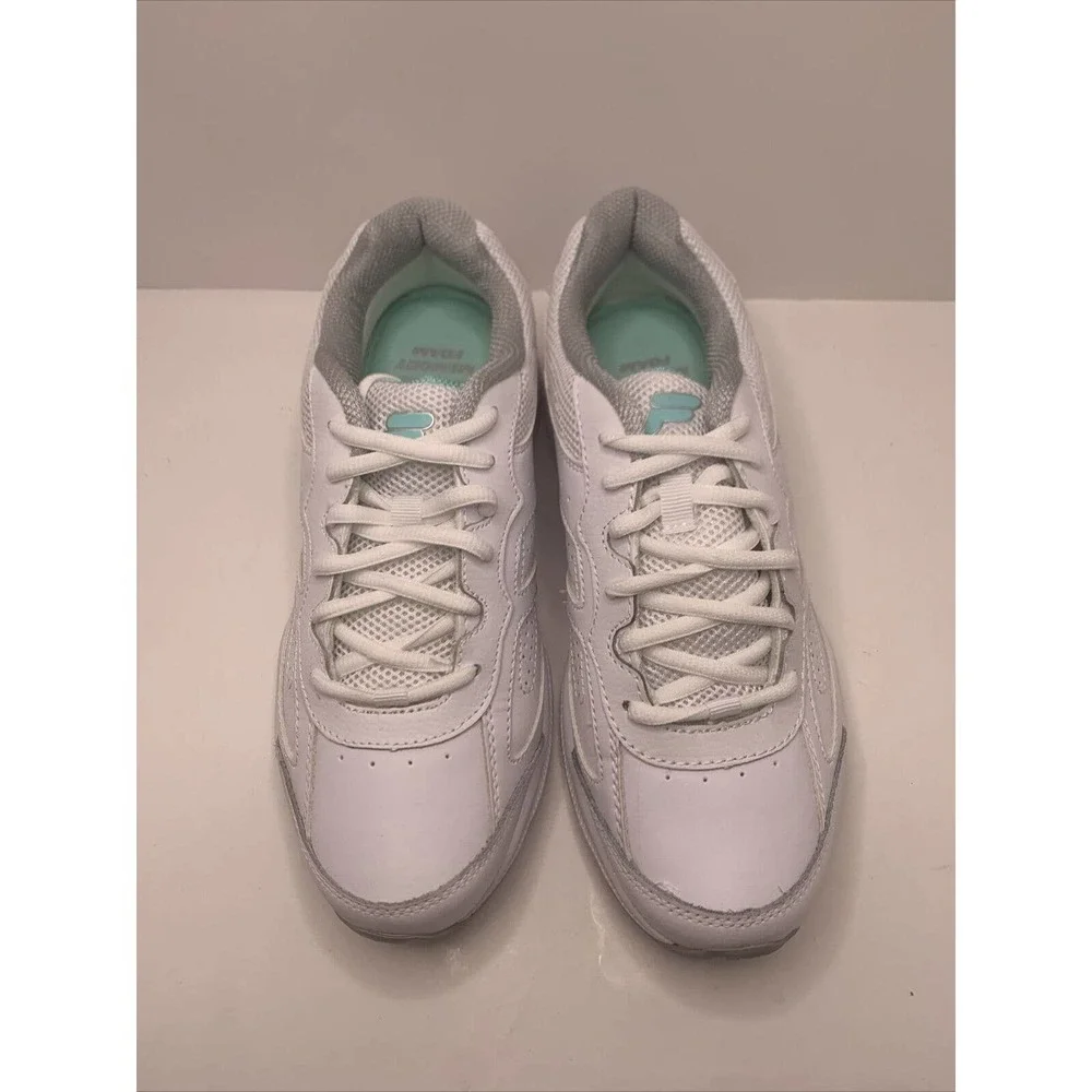 Size 9 Women Shoes FILA Memory Glimpse White/ARBL, 5SK60137-147 - Picture 4 of 6